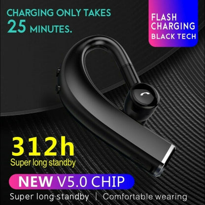 F680 Bluetooth 5.0 Fast Charging Wireless Business Sports Bluetooth Earphone (Blue) - Bluetooth Earphone by buy2fix | Online Shopping UK | buy2fix