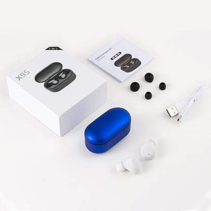 X9S TWS Bluetooth V5.0 Stereo Wireless Earphones with LED Charging Box(White) - TWS Earphone by buy2fix | Online Shopping UK | buy2fix