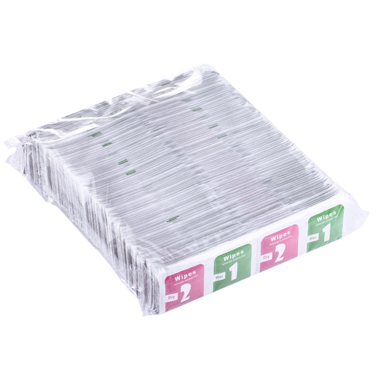 100 PCS Dry-Wet Wipes Screen Protectors Accessories Alcohol for Pad Mobile Phone Watch Screen Cleaning Cloth - Others by DIYLooks | Online Shopping UK | buy2fix