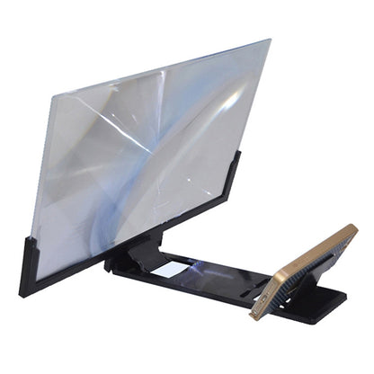 F3 14 inch Radiation Protection Universal Mobile Phone Screen Amplifier 3D HD Video Amplifier with Stand(Black) - Screen Magnifier by buy2fix | Online Shopping UK | buy2fix