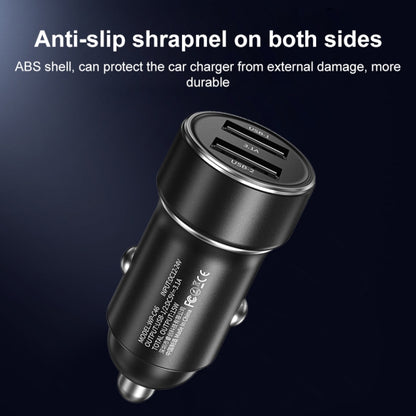 WK WP-C46 Staroad Series Vieyie 15W Dual-USB Car Charger (Grey) - Car Charger by WK | Online Shopping UK | buy2fix