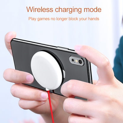 10W Portable Suction Cup Mobile Phone Fast Charging Wireless Charger, Suitable for iPhone 8 / X, Length: 1.5m(Red) - Apple Accessories by buy2fix | Online Shopping UK | buy2fix