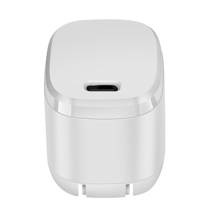 APQ-006 PD 20W USB-C / Type-C Single Port Wine Barrel Shape Travel Charger, US Plug (White) - Mobile Accessories by buy2fix | Online Shopping UK | buy2fix