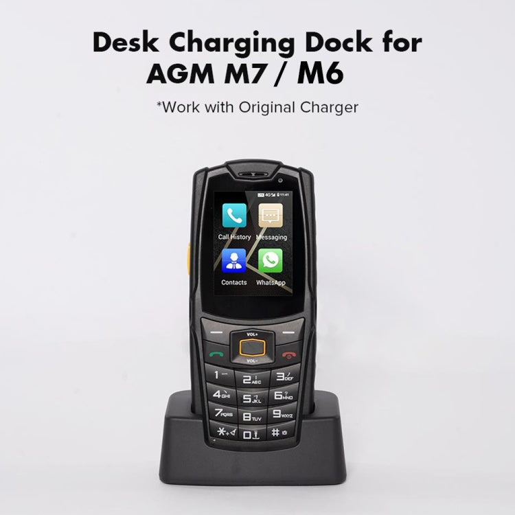 AGM DCD-M67 5V 1A USB-C / Type-C Desktop Charging Dock for AGM M6 / M7 - Mobile Accessories by AGM | Online Shopping UK | buy2fix