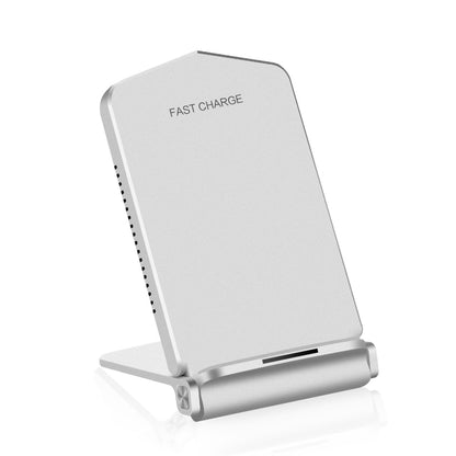 Q200 5W ABS + PC Fast Charging Qi Wireless Fold Charger Pad(Silver) - Apple Accessories by buy2fix | Online Shopping UK | buy2fix