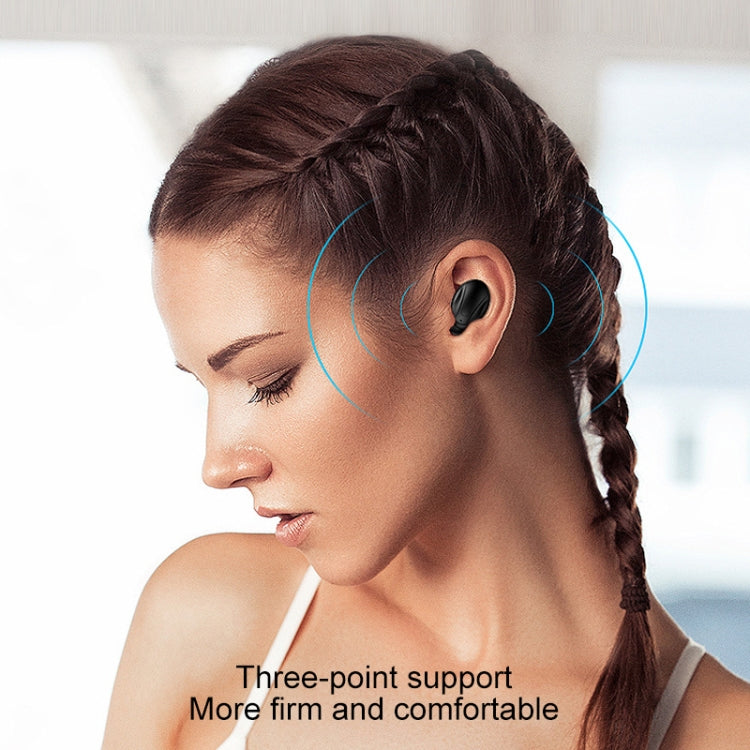 XG13 Bluetooth 5.0 TWS Mini Stereo Wireless Bluetooth Earphone (Black) - TWS Earphone by buy2fix | Online Shopping UK | buy2fix