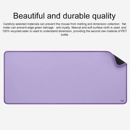 Logitech Keyboard Mouse Desk Mat Pad (Purple) - Mouse Pads by Logitech | Online Shopping UK | buy2fix