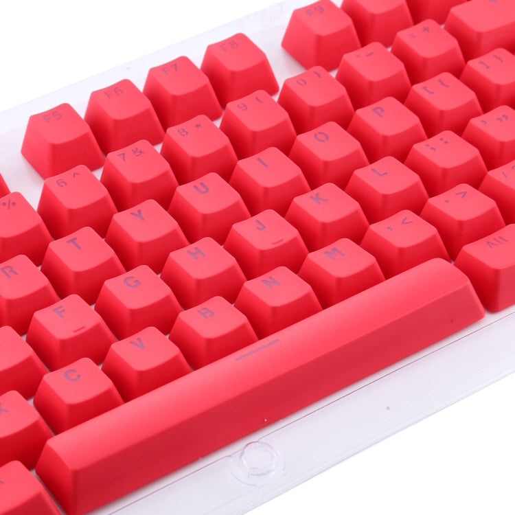 104 Keys Double Shot PBT Backlit Keycaps for Mechanical Keyboard(Red) - Silicone / Sticker by buy2fix | Online Shopping UK | buy2fix