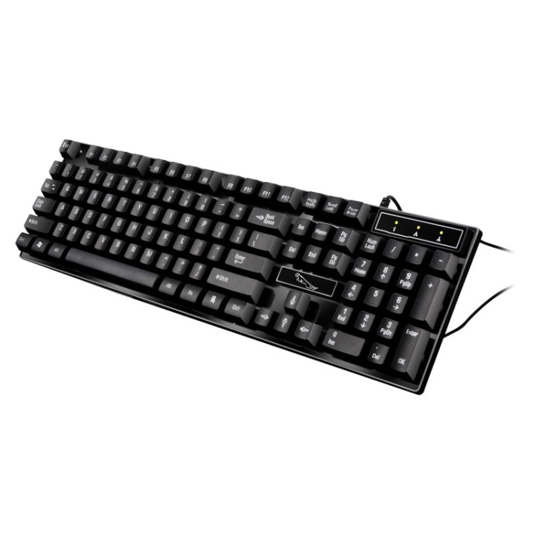 ZGB Q17 104 Keys USB Wired Suspension Gaming Office Keyboard for Laptop, PC(Black) - Wired Keyboard by buy2fix | Online Shopping UK | buy2fix