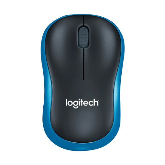 Logitech M186 Wireless Mouse Office Power Saving USB Laptop Desktop Computer Universal (Black Blue) - Computer & Networking by Logitech | Online Shopping UK | buy2fix