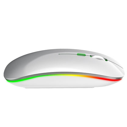 HXSJ M40 4 Key 2.4G Colorful Wireless Silent Mouse (Silver) - Wireless Mice by HXSJ | Online Shopping UK | buy2fix