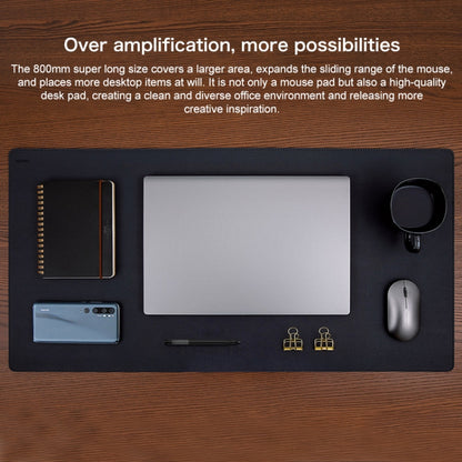 Original Xiaomi Large Mouse Mat Non-Slip Waterproof Desk Pad (Black) - Mouse Pads by Xiaomi | Online Shopping UK | buy2fix