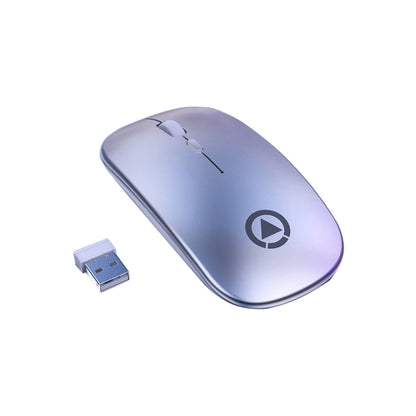 YINDIAO A2 2.4GHz 1600DPI 3-modes Adjustable Wireless Silent Mouse, Battery Powered(Grey) - Computer & Networking by YINDIAO | Online Shopping UK | buy2fix