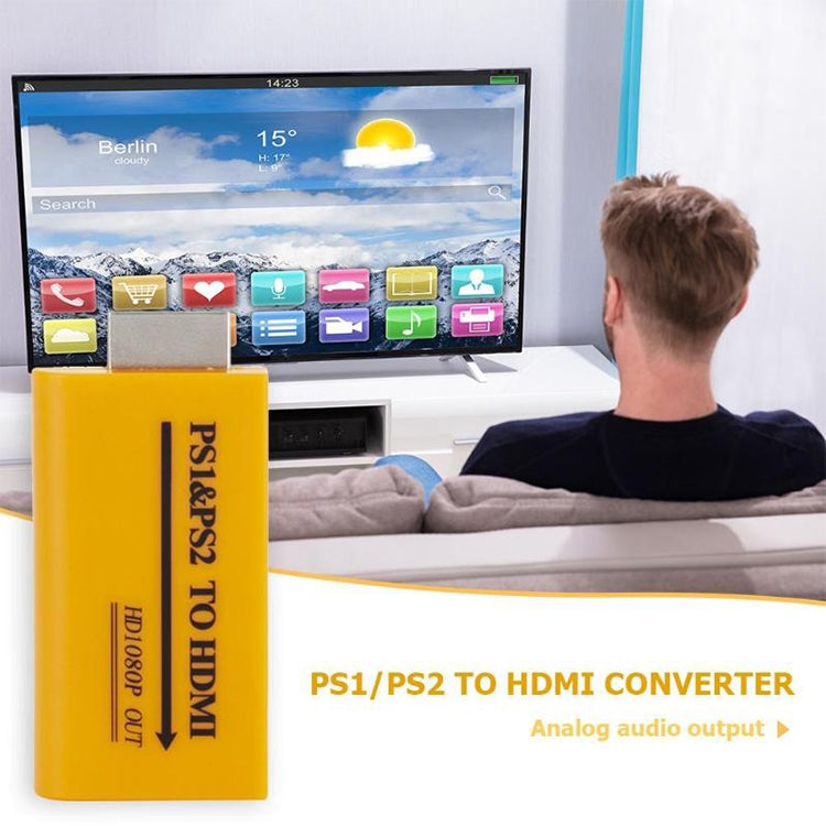 PS1/PS2 to HDMI HD 1080P Out -  by buy2fix | Online Shopping UK | buy2fix