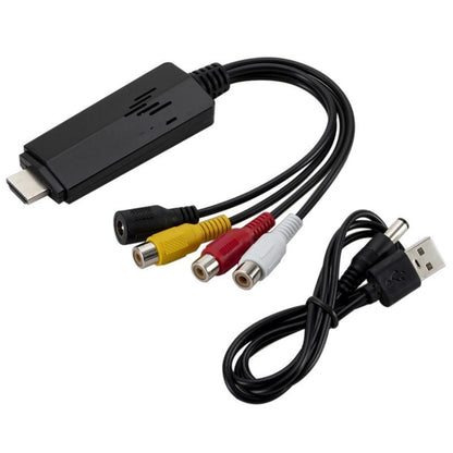 HD Video to 3RCA AV CVBS Converter Adapter - Converter by buy2fix | Online Shopping UK | buy2fix