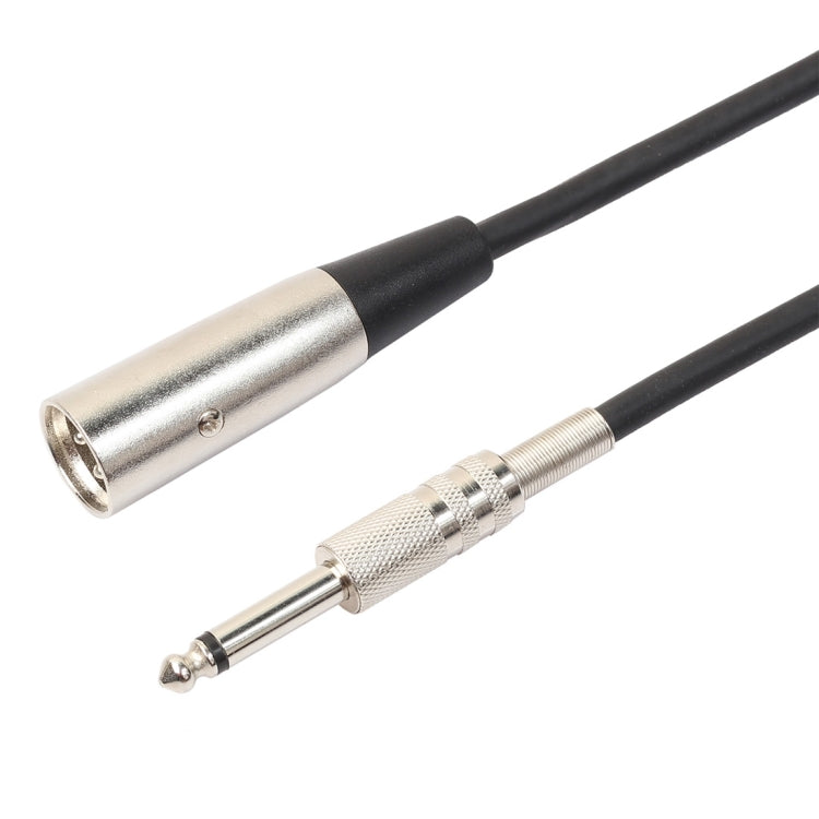 7.6m XLR 3-Pin Male to 1/4 inch (6.35mm) Mono Shielded Microphone Audio Cord Cable - Consumer Electronics by buy2fix | Online Shopping UK | buy2fix