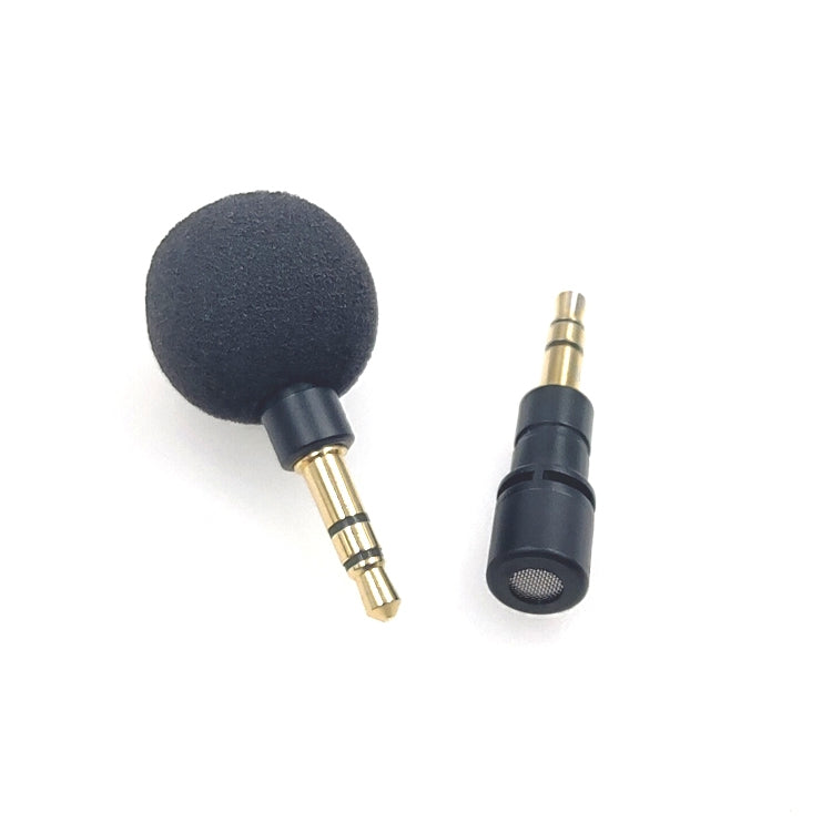 ZJ040MR Stereo 3.5mm Mobile Phone Tablet Laptop Electronic Equipment Mini Straight Microphone - Consumer Electronics by buy2fix | Online Shopping UK | buy2fix