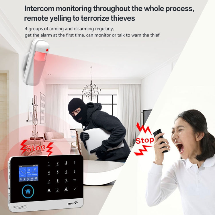 PG-103-GSM WiFi + GSM Touch Screen Intelligent Alarm System - Security by buy2fix | Online Shopping UK | buy2fix