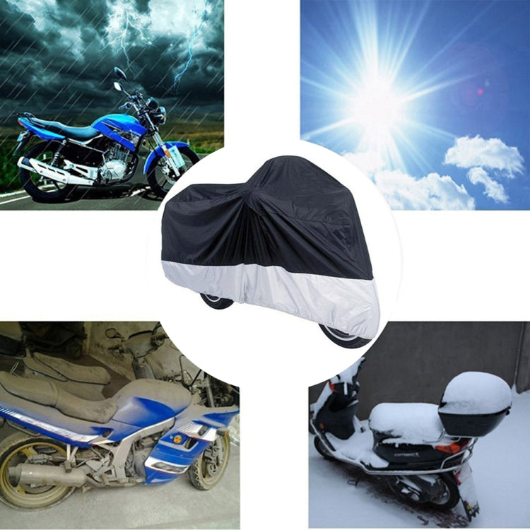 210D Oxford Cloth Motorcycle Electric Car Rainproof Dust-proof Cover, Size: XXL (Black) - Raincoat by buy2fix | Online Shopping UK | buy2fix