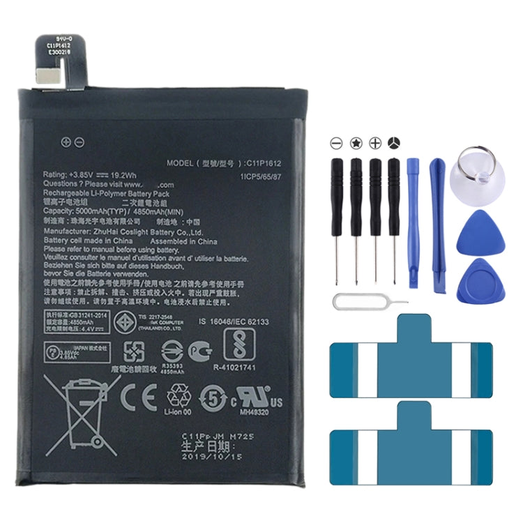 5000mAh C11p1612 Li-Polymer Battery for Asus Zenfone 4 Max Pro / Zenfone 4 Max Plus / Zenfone 3 Zoom ZE553KL - Others by buy2fix | Online Shopping UK | buy2fix