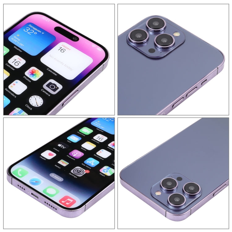 For iPhone 14 Pro Max Color Screen Non-Working Fake Dummy Display Model(Deep Purple) - For iPhone & iPad by buy2fix | Online Shopping UK | buy2fix