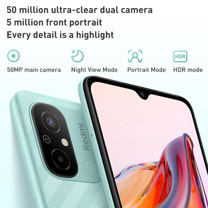 Xiaomi Redmi 12C, 50MP Camera, 6GB+128GB, 5000mAh Battery, Face Identification, 6.71 inch MIUI 13 MediaTek Helio G85 Octa Core up to 2.0GHz, Network: 4G, Dual SIM, Not Support Google Play(Blue) - Xiaomi Redmi by Xiaomi | Online Shopping UK | buy2fix