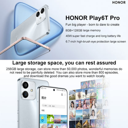 Honor Play6T Pro 5G TFY-AN40, 8GB+128GB, China Version, Dual Back Cameras, Side Fingerprint Identification, 4000mAh Battery, 6.7 inch Magic UI 5.0 (Android 11) MediaTek Dimensity 810 Octa Core up to 2.4GHz, Network: 5G, OTG, Not Support Google Play(Black) - Honor by Huawei | Online Shopping UK | buy2fix