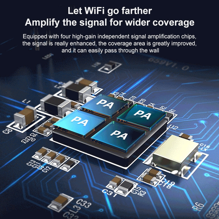 COMFAST CF-WR765AC 1200Mbps Dual Band Wireless Repeater Amplifier with External Antenna -  by COMFAST | Online Shopping UK | buy2fix