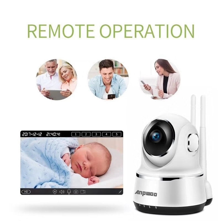 Anpwoo Guardian 2.0MP 1080P 1/3 inch CMOS HD WiFi IP Camera, Support Motion Detection / Night Vision(White) - Security by Anpwoo | Online Shopping UK | buy2fix
