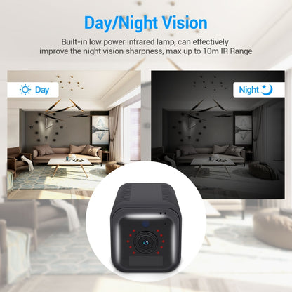 ESCAM G20 4G EU Version 1080P Full HD Rechargeable Battery WiFi IP Camera, Support Night Vision / PIR Motion Detection / TF Card / Two Way Audio(Black) - Security by ESCAM | Online Shopping UK | buy2fix