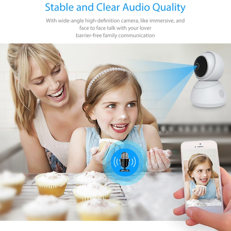 NEO NIP-68RQ WiFi Indoor Smart PT IP Camera (White) - Security by NEO | Online Shopping UK | buy2fix