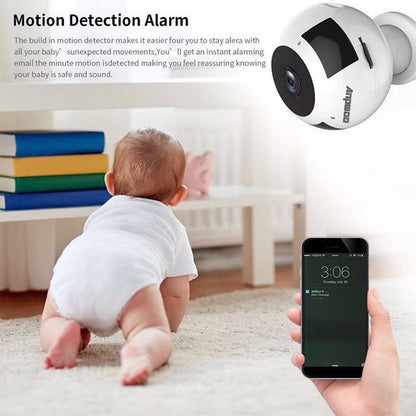 Anpwoo MN003 360 Degrees Panoramic 960P HD WiFi IP Camera, Support Motion Detection & Infrared Night Vision & TF Card(Max 64GB) - Security by Anpwoo | Online Shopping UK | buy2fix
