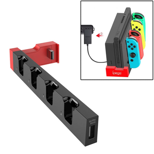 iPega PG-9186 Game Controller Charger Charging Dock Stand Station Holder with Indicator for Nintendo Switch Joy-Con - Toys & Hobbies by ipega | Online Shopping UK | buy2fix