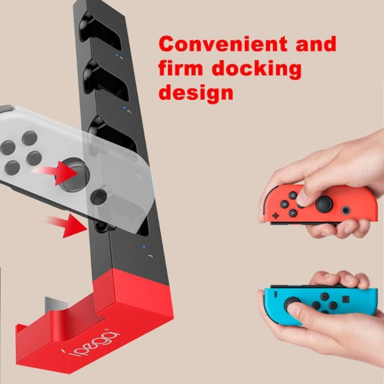 iPega PG-9186 Game Controller Charger Charging Dock Stand Station Holder with Indicator for Nintendo Switch Joy-Con - Charger & Power by ipega | Online Shopping UK | buy2fix