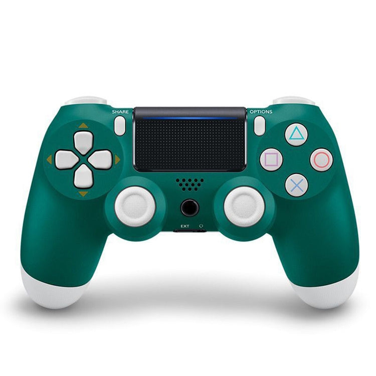 For PS4 Wireless Bluetooth Game Controller Gamepad with Light, US Version(Green) - Gamepads by buy2fix | Online Shopping UK | buy2fix