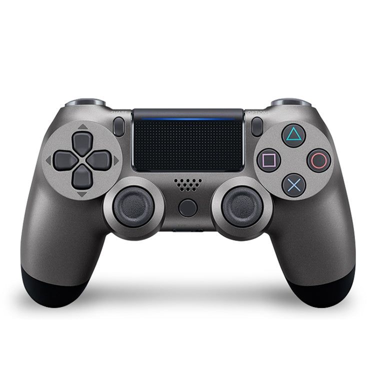 For PS4 Wireless Bluetooth Game Controller Gamepad with Light, EU Version(Grey) - Gamepads by buy2fix | Online Shopping UK | buy2fix