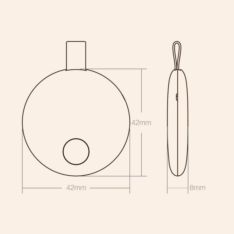 Original Xiaomi Youpin Ranres Intelligent Anti-lost Device Smart Positioning Finder, Lite Version(White) - Security by Xiaomi | Online Shopping UK | buy2fix