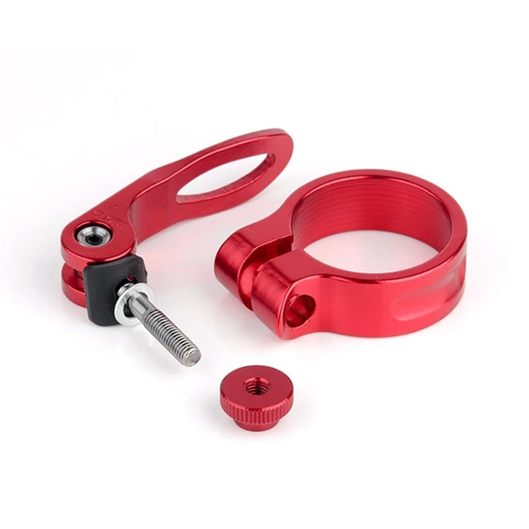 GUB CX-49 34.9mm Aluminum Ultralight Bicycle Seat Post Clamp(Titanium Color) - Pipe clamps by GUB | Online Shopping UK | buy2fix