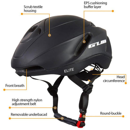 GUB Elite Unisex Adjustable Bicycle Riding Helmet, Size: M(Pearl White) - Protective Helmet & Masks by GUB | Online Shopping UK | buy2fix
