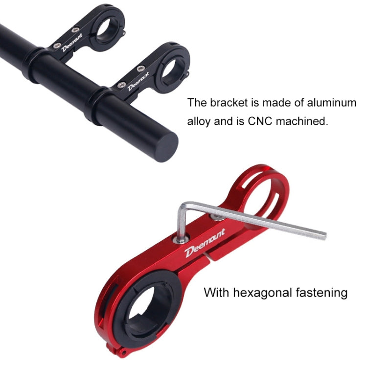 HLD-208 Mountainous Bicycle Aluminium Alloy Handlebar Extension Frame Flashlight Bracket (Red) - Outdoor & Sports by buy2fix | Online Shopping UK | buy2fix