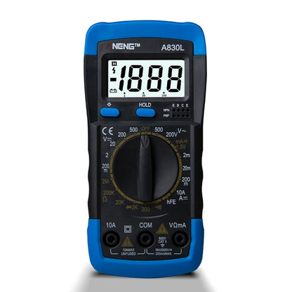 ANENG A830L Handheld Multimeter Household Electrical Instrument(Blue Grey) - Consumer Electronics by ANENG | Online Shopping UK | buy2fix