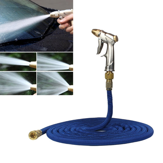 50FT 5m Car High Pressure Washing Tool Telescopic Water Pipe Set(Blue) - Car washing supplies by buy2fix | Online Shopping UK | buy2fix