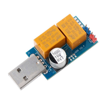 USB Watchdog Card Double Relay Unattended Automatic Restart Blue Screen Crash Timer Reboot for 24H Mining Server Gaming -  by buy2fix | Online Shopping UK | buy2fix