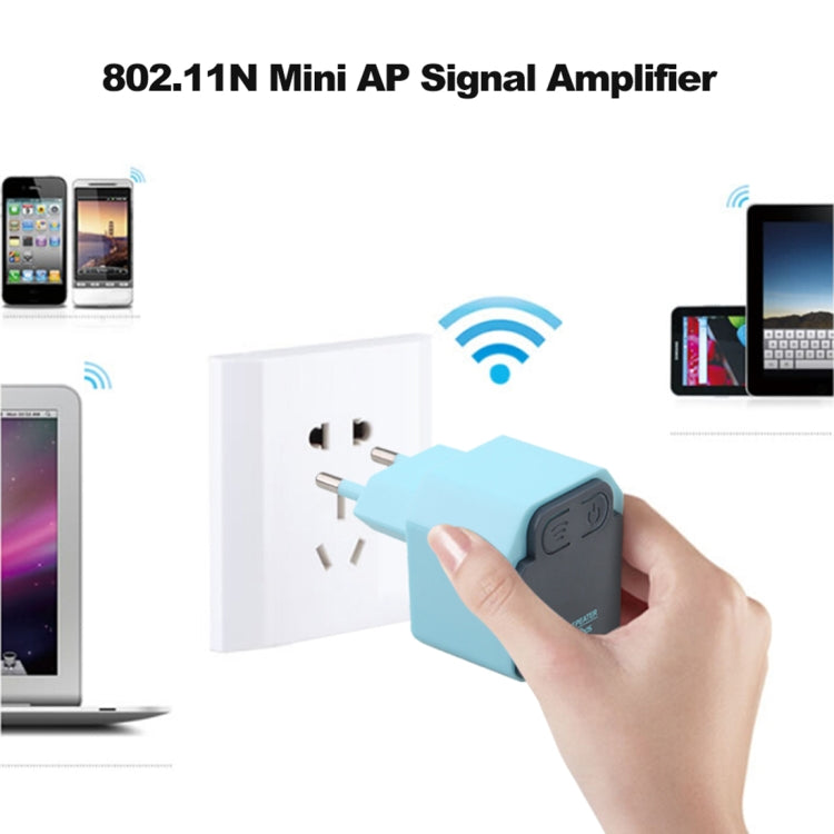 300Mbps Wireless WiFi Range AP / Repeater Signal Booster, EU Plug - Broadband Amplifiers by buy2fix | Online Shopping UK | buy2fix