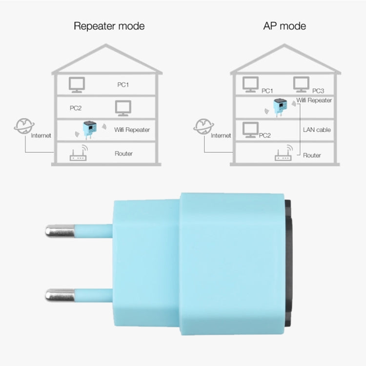 300Mbps Wireless WiFi Range AP / Repeater Signal Booster, EU Plug - Broadband Amplifiers by buy2fix | Online Shopping UK | buy2fix