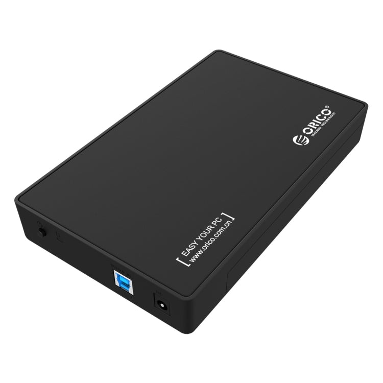 ORICO 3588US3 USB 3.0 Type-B 2.5 / 3.5 inch SSD / SATA HDD Enclosure Storage Hard Disk Box for Laptop Computer Desktop PC(Black) - HDD Enclosure by ORICO | Online Shopping UK | buy2fix