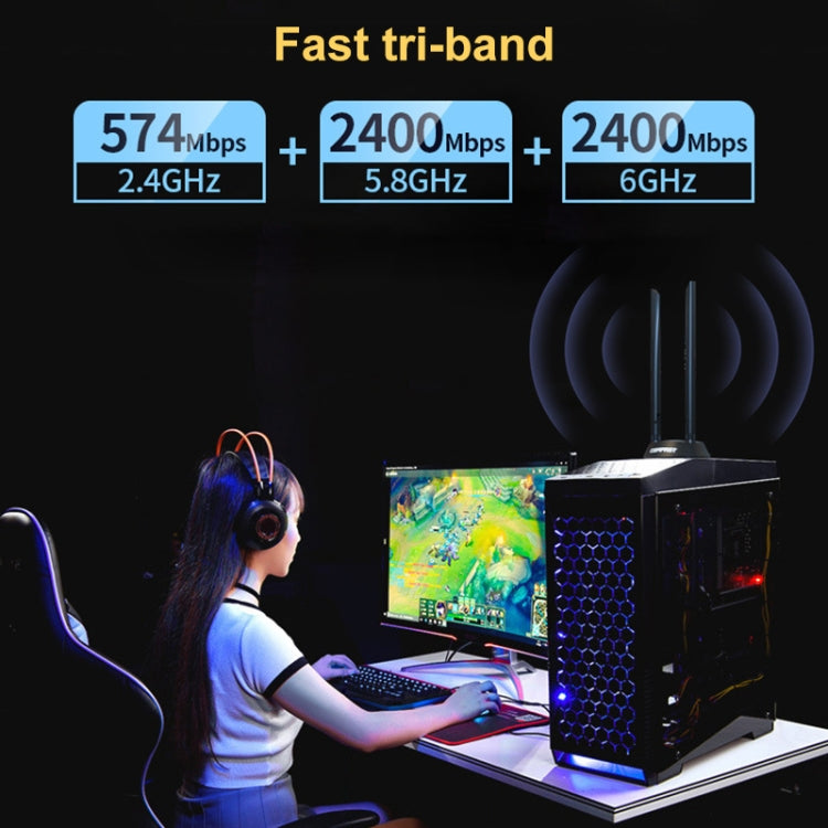 COMFAST AX200 Plus+ 5374Mbps WiFi6 PCIE High Speed Wireless Network Card - USB Network Adapter by COMFAST | Online Shopping UK | buy2fix