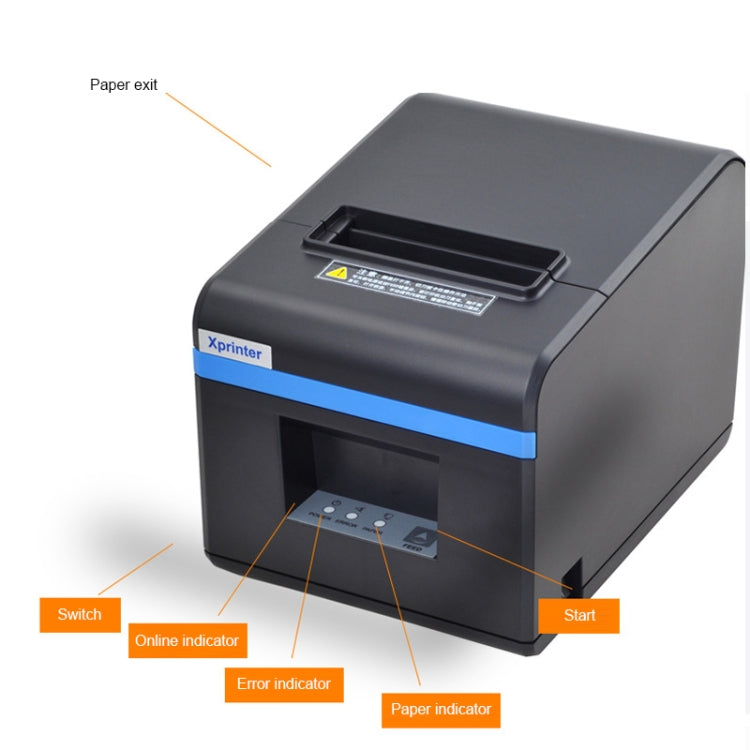 Xprinter XP-N160II USB Port Thermal Automatic Calibration Barcode Printer - Printer by Xprinter | Online Shopping UK | buy2fix