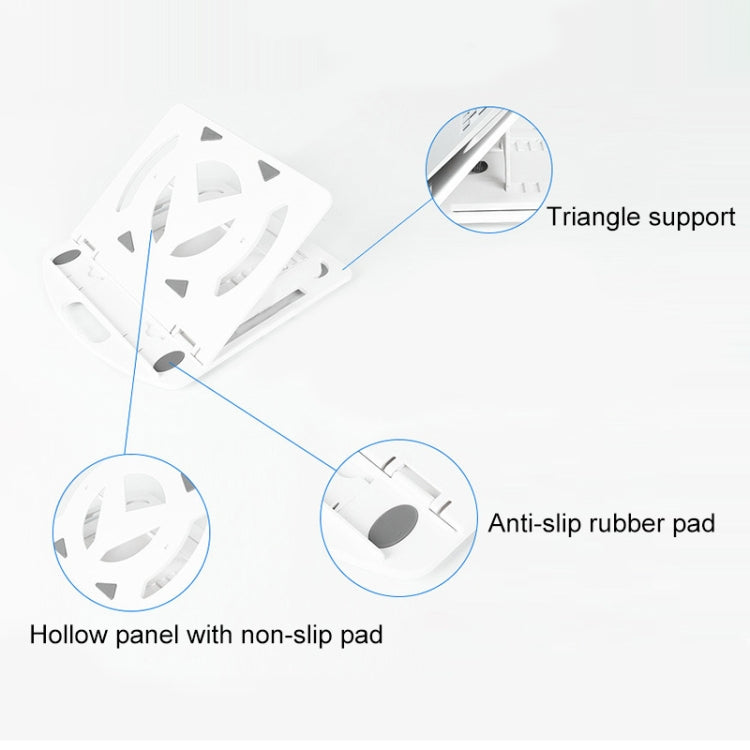 General-purpose Increased Heat Dissipation For Laptops Holder, Style: Standard Version (White) - Computer & Networking by buy2fix | Online Shopping UK | buy2fix