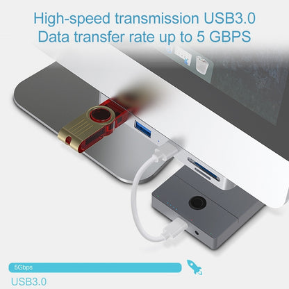 Rocketek For iMac USB3.0 x 3 + SD / TF Multi-function HUB Expansion Dock - Computer & Networking by ROCKETEK | Online Shopping UK | buy2fix